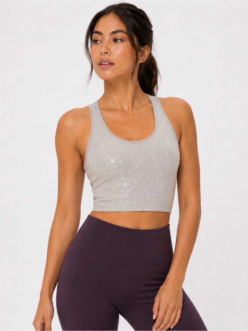 Marika Ombre Foil Longline Sports Bra